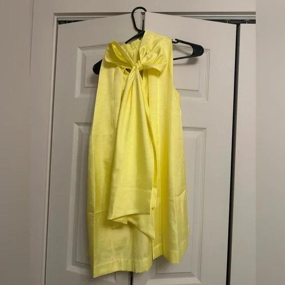 Bow Mini Shift Dress by Sunday in Brooklyn from Anthropologie - Picture 5 of 6